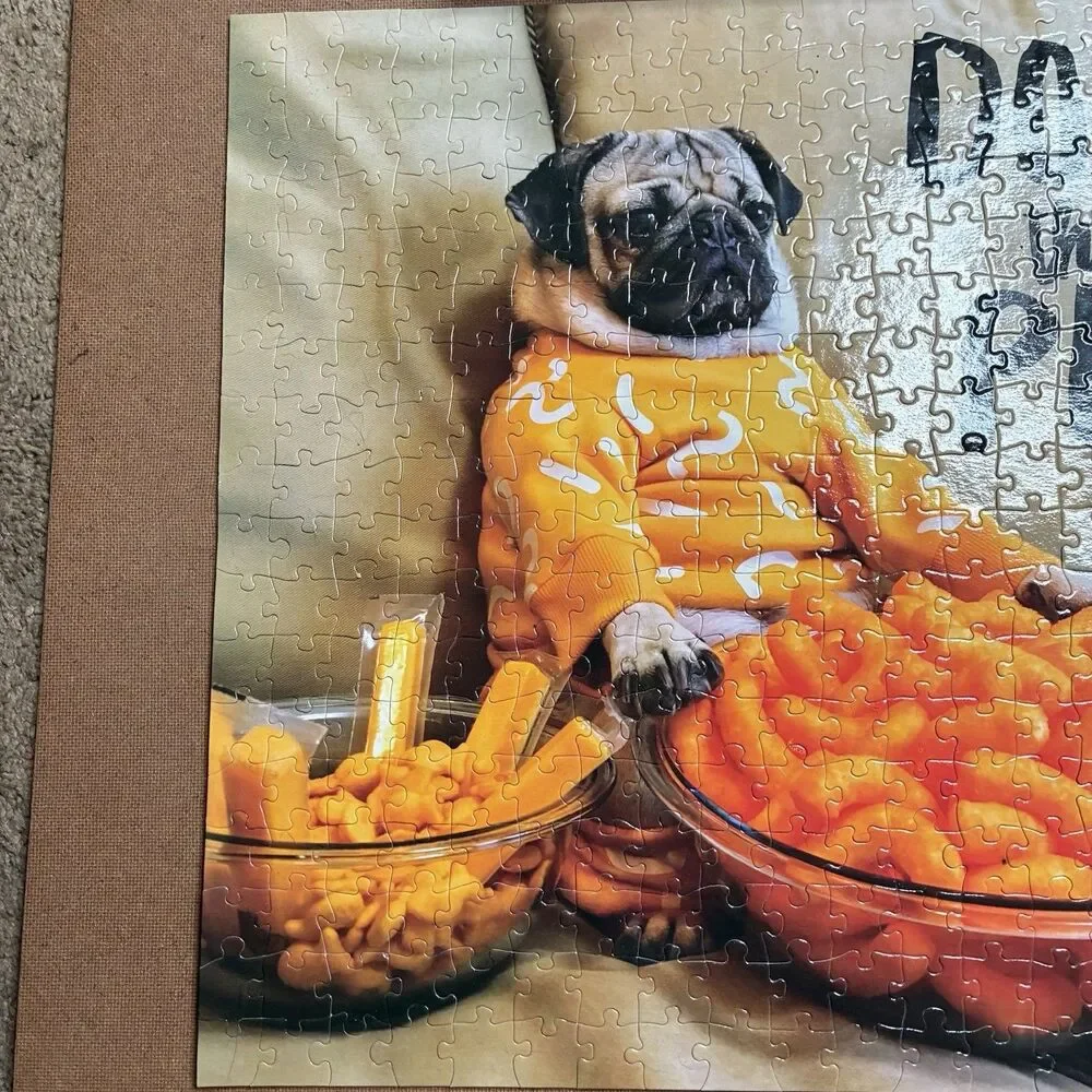 Doug the Pug Cheesy Cheese Puffs 300 Piece Jigsaw Puzzle 18